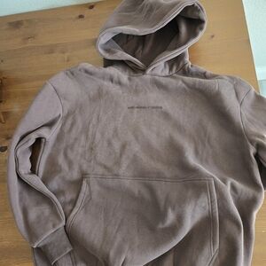 Hoodie (love fitness hawaii) women's large (brown)